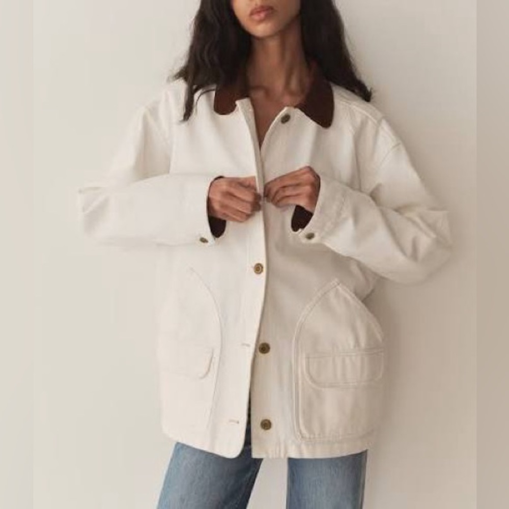 Doen Pascual Jacket in Salt size Small